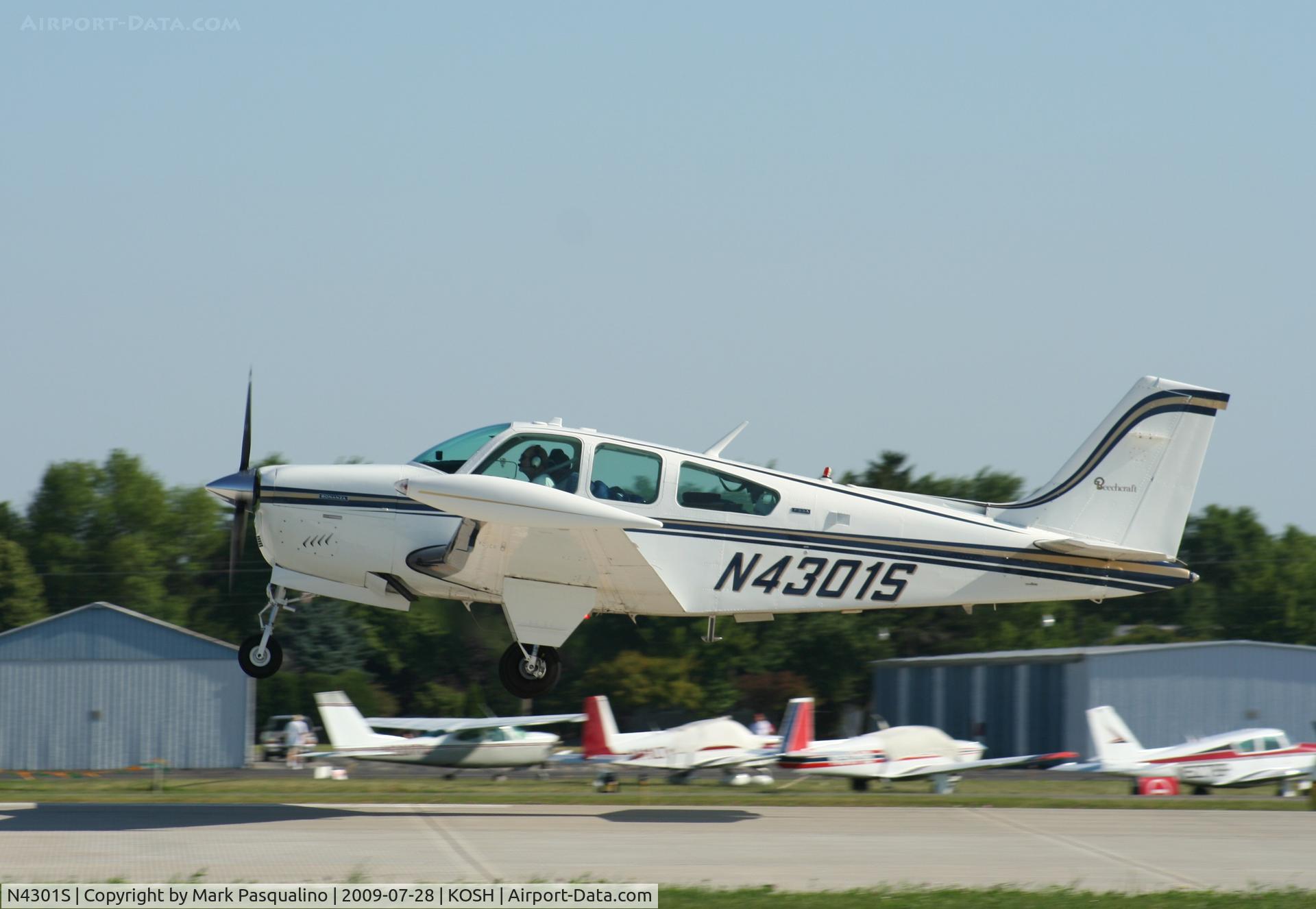 N4301S, 1975 Beech F33A Bonanza C/N CE-578, Beech F33A