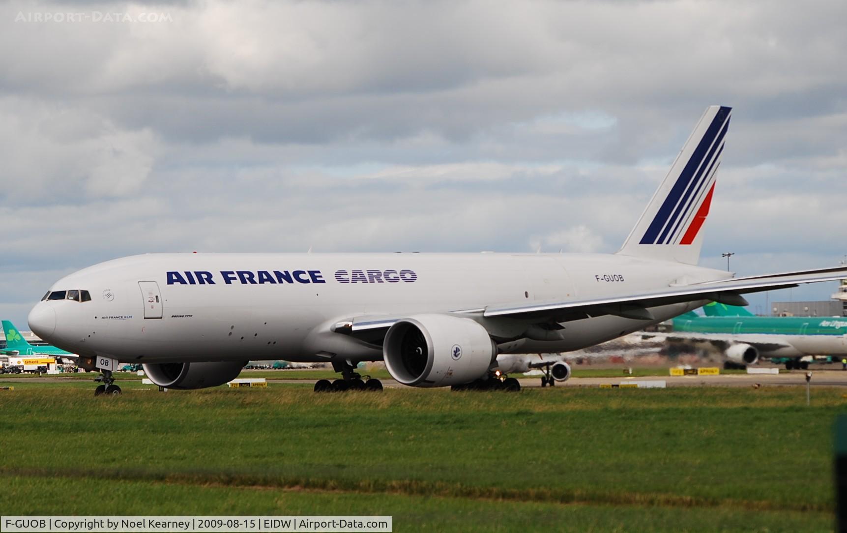 F-GUOB, 2008 Boeing 777-F28 C/N 32965, Departing Rwy 28