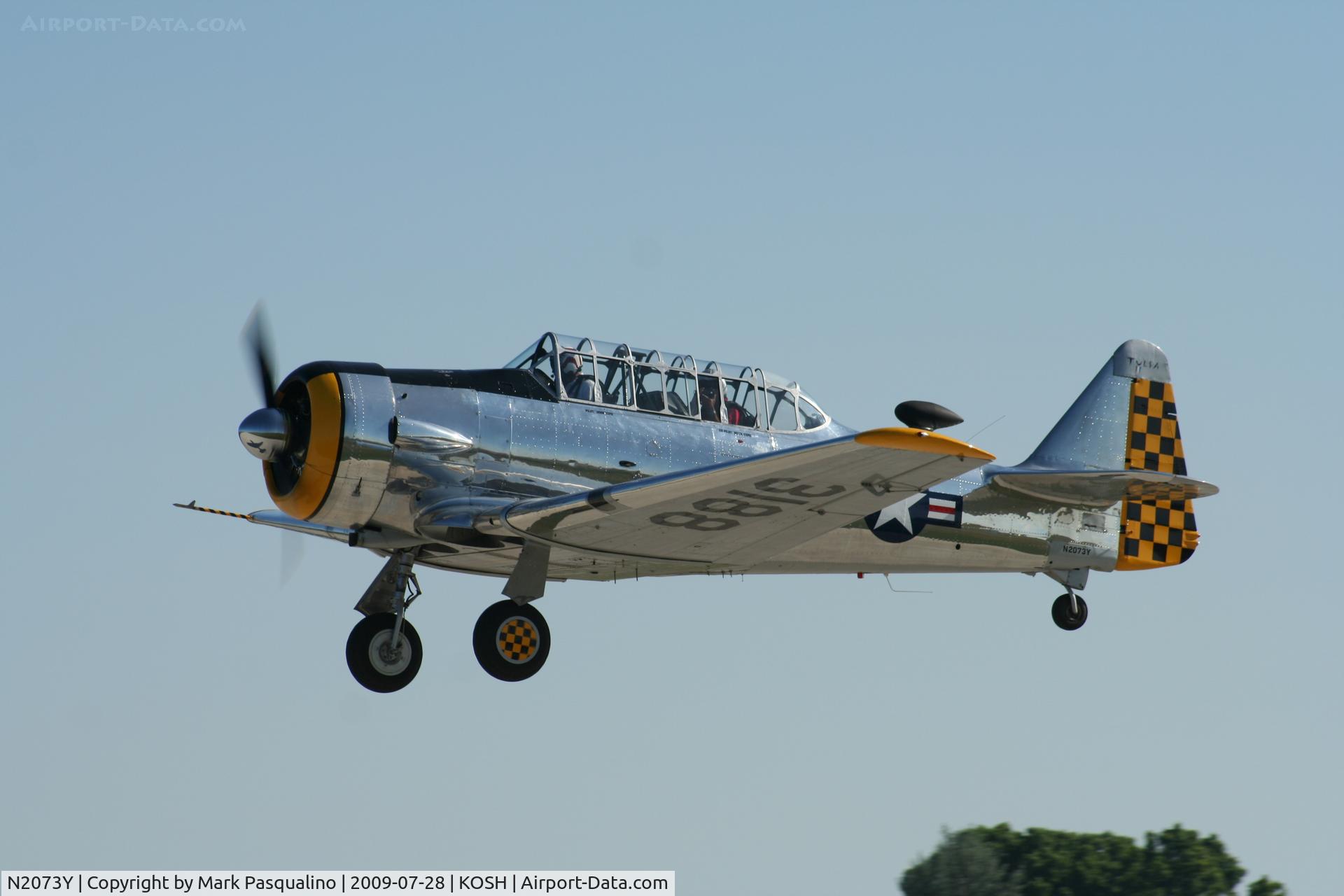 N2073Y, 1941 Noorduyn Harvard II C/N 3188, Harvard II