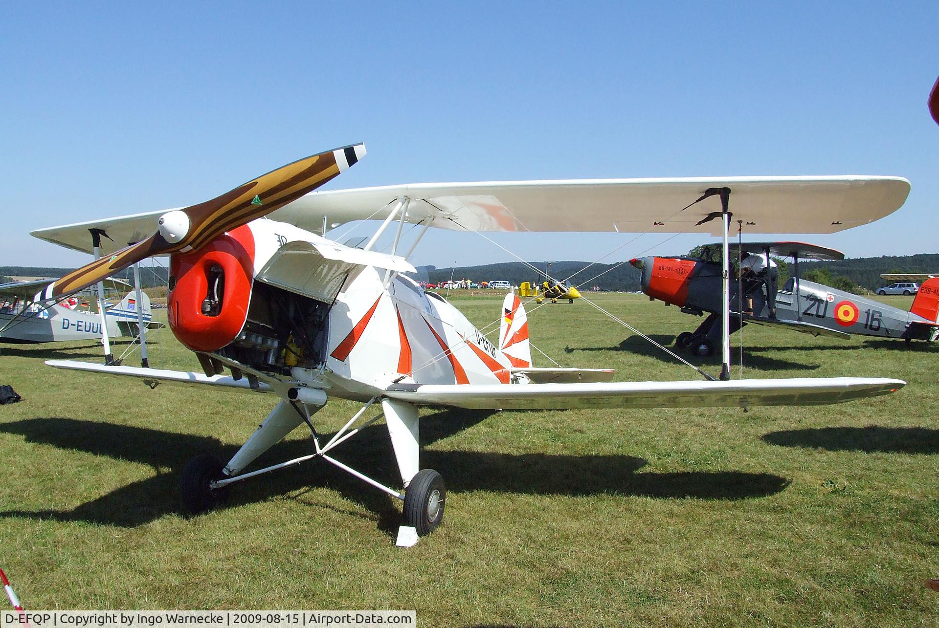 D-EFQP, CASA 1.131E Jungmann C/N 2046, CASA 1.131E (license built Bücker Bü 131 Jungmann) at the Montabaur airshow 2009