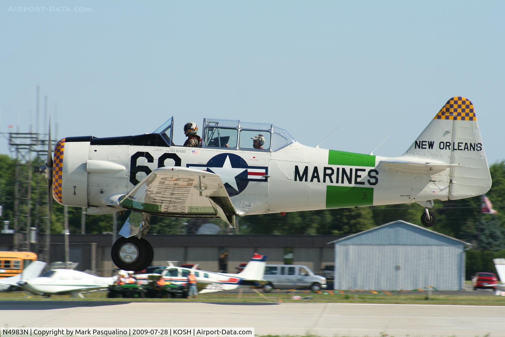 N4983N, 1957 North American AT-6D Texan C/N 121-42175 (44-81453), North American AT-6D