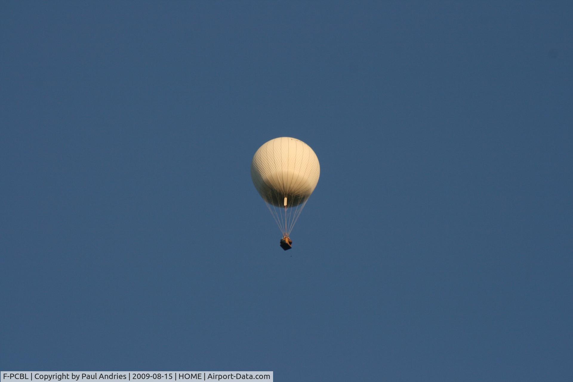F-PCBL, Club Des Ballons Libres C.B.L.N. XW 500 C/N 01, Belgium 2530 Boechout