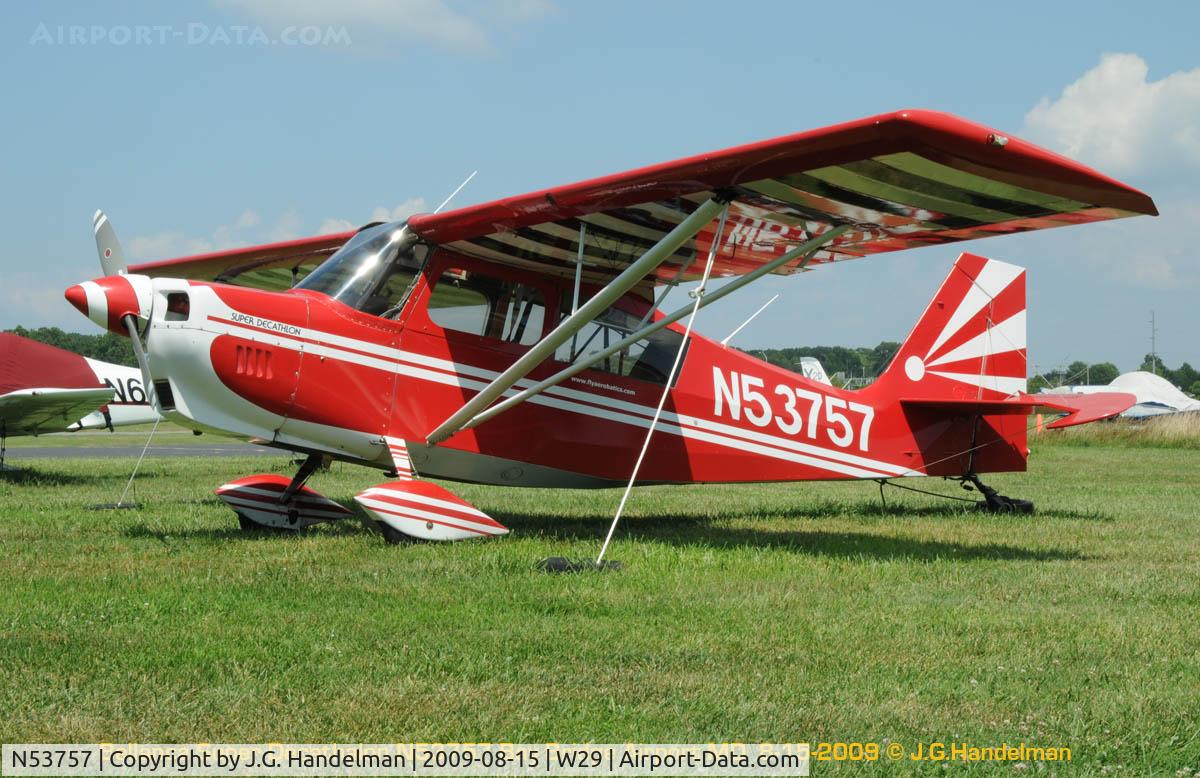 N53757, 1976 Bellanca 8KCAB Super Decathlon C/N 235-76, at Bay Bridge Airport Stevensville MD