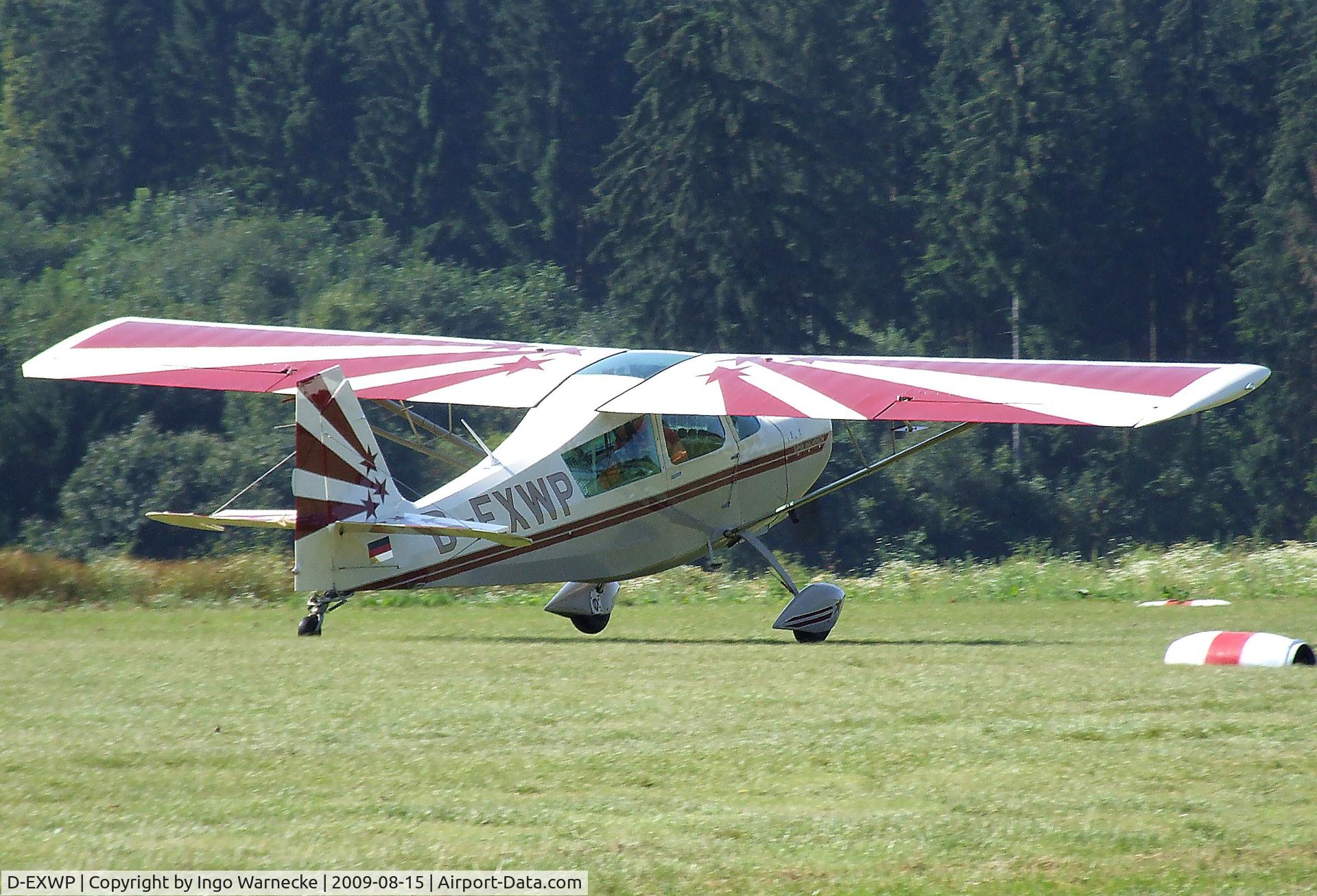 D-EXWP, American Champion 8KCAB-180 Super Decathlon C/N 930-2003, American Champion 8KCAB Super Decathlon touching down at the Montabaur airshow 2009