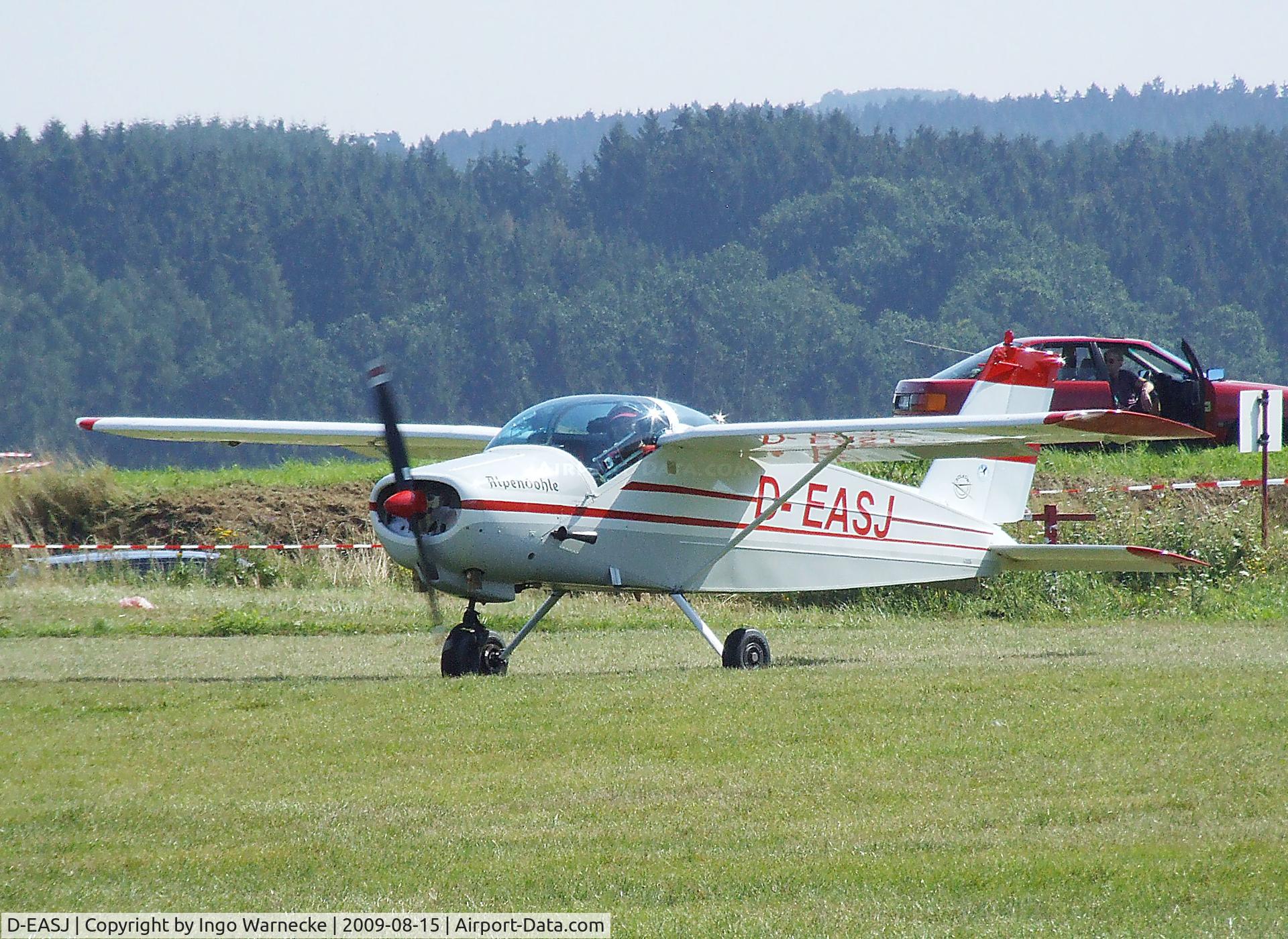 D-EASJ, 1969 Bolkow Bo-208C Junior C/N 695, Bölkow Bo 208C Junior at the Montabaur airshow 2009