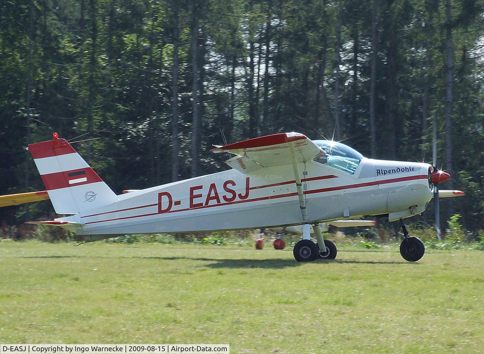 D-EASJ, 1969 Bolkow Bo-208C Junior C/N 695, Bölkow Bo 208C Junior at the Montabaur airshow 2009