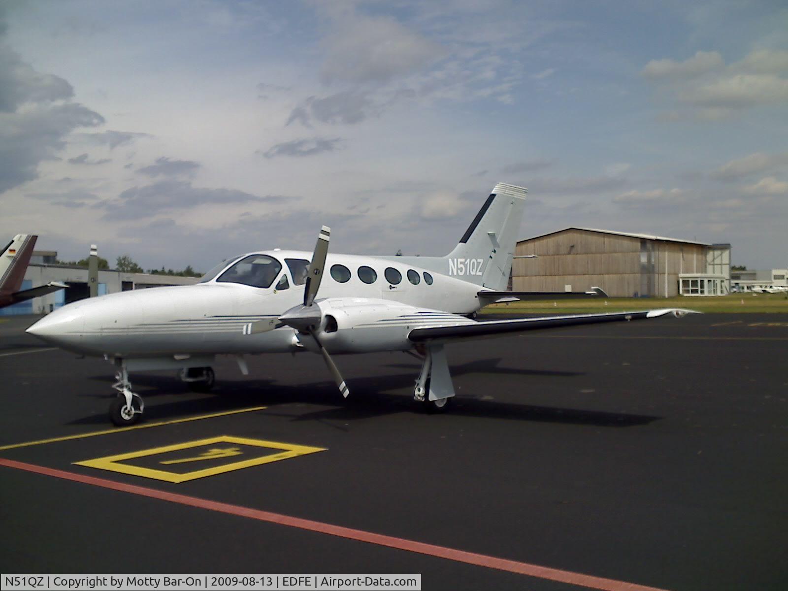 N51QZ, 1981 Cessna 421C Golden Eagle C/N 421C1237, At Egelsbach Airport