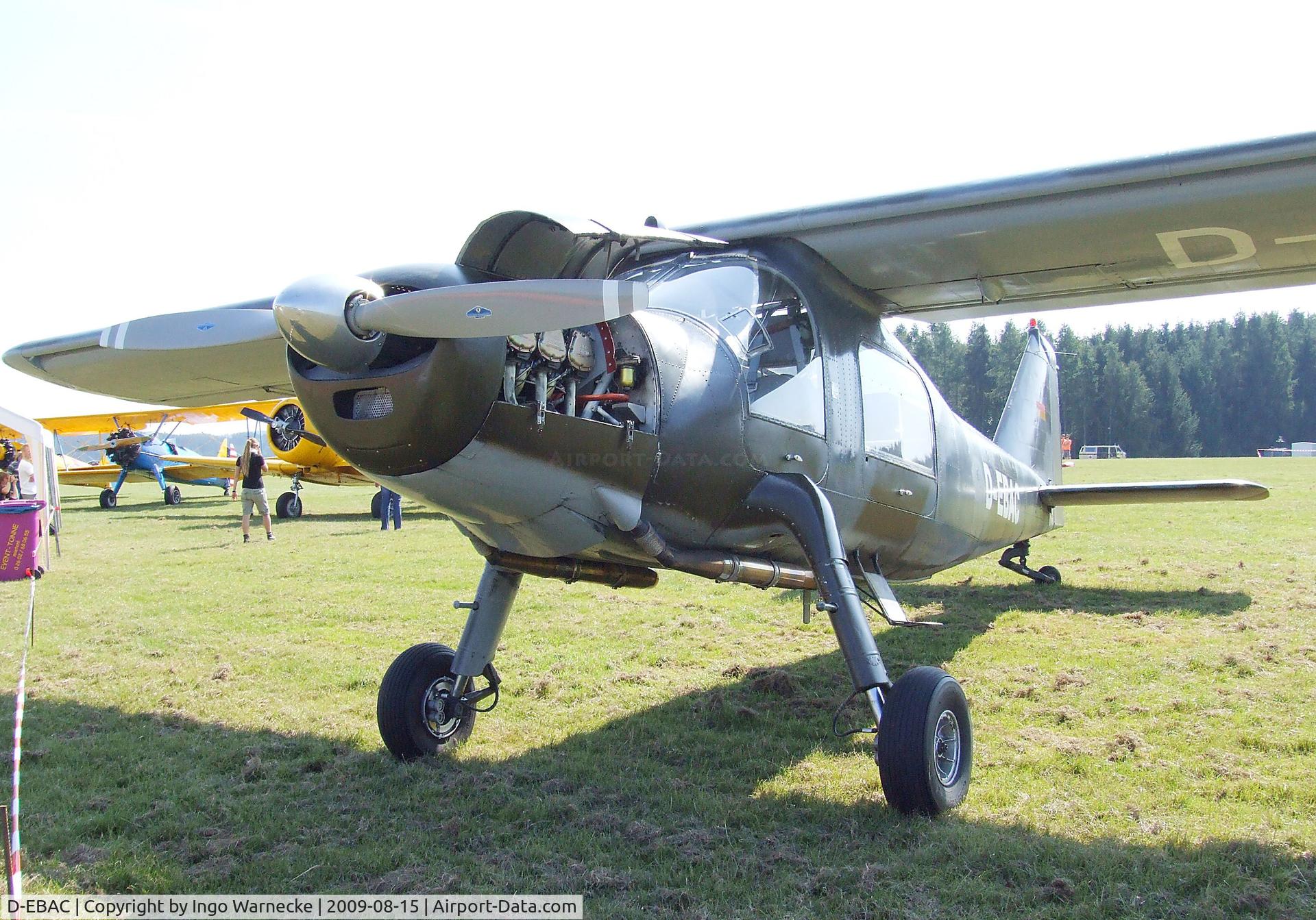 D-EBAC, Dornier Do-27A-4 C/N 381, Dornier Do 27A-4 at the Montabaur airshow 2009