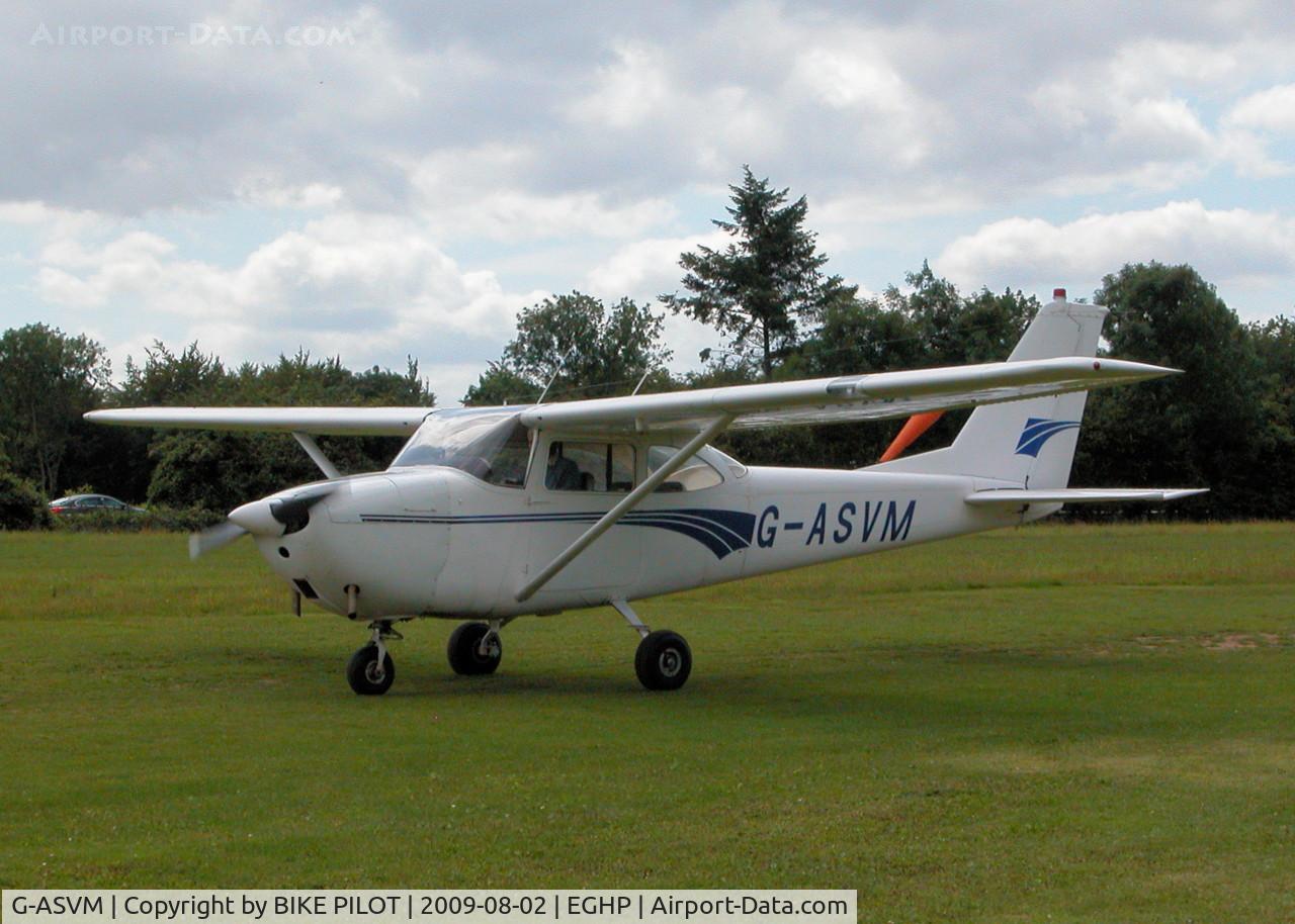 G-ASVM, 1964 Reims Cessna F172E Skyhawk C/N 0077, TAXYING BACK TO RWY 26 FOR ANOTHER TAKE OFF AND CIRCUIT