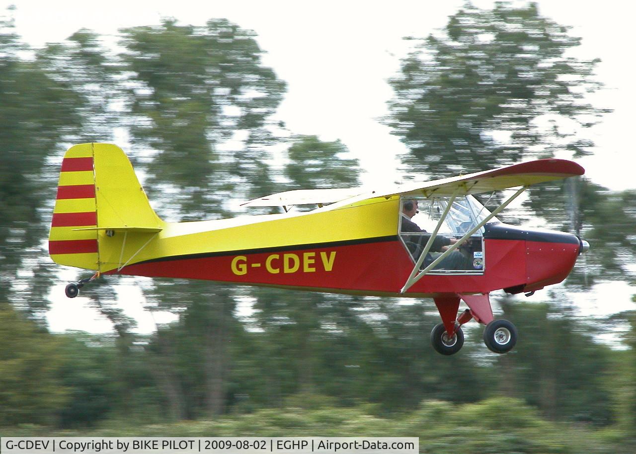 G-CDEV, 2004 Reality Escapade 912(1) C/N BMAA/HB/360, JUST LEAVING RWY 26