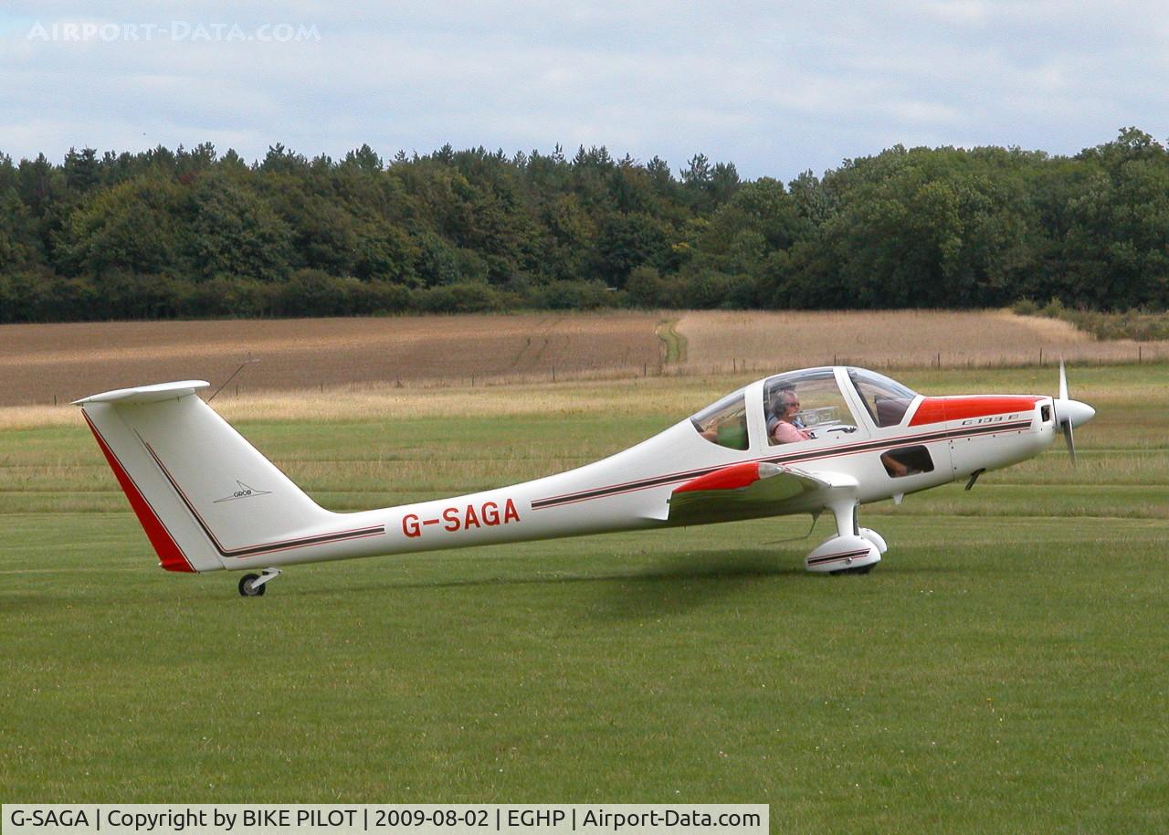 G-SAGA, 1985 Grob G-109B C/N 6364, TAXYING TO RWY 26