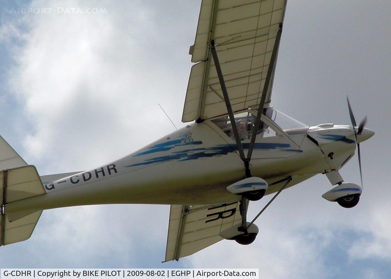 G-CDHR, 2005 Comco Ikarus C42 FB80 C/N 0502-6652, CLIMB OUT FROM RWY 26