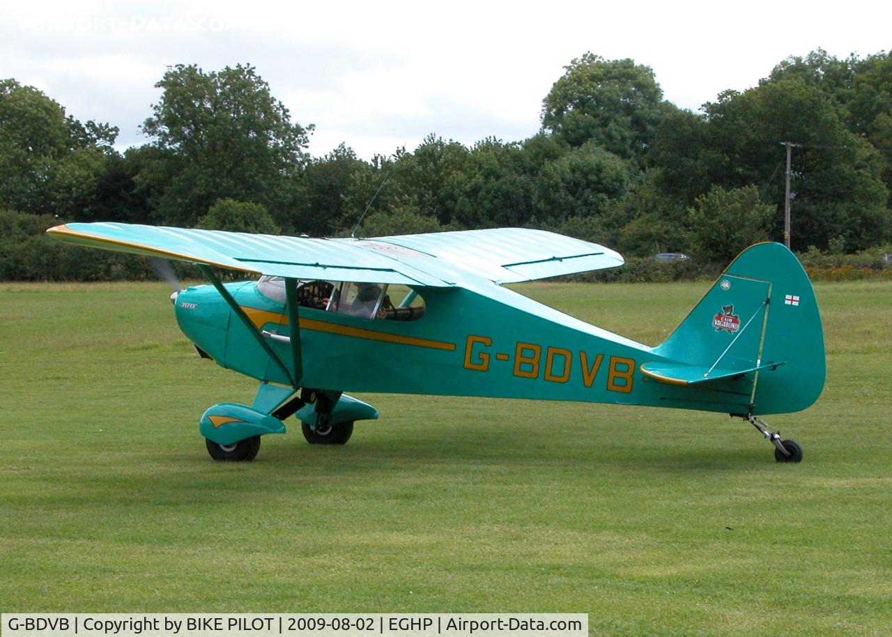 G-BDVB, 1948 Piper PA-17 Vagabond C/N 15-229, RESIDENT VAGABOND HEADING TO RWY 26