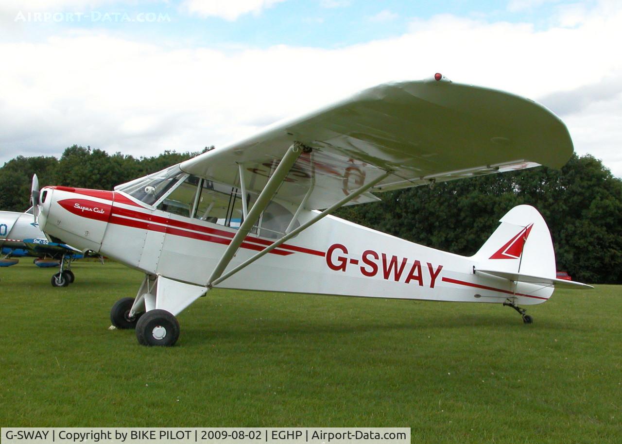 G-SWAY, 1957 Piper PA-18-95 Super Cub C/N 18-6039, NICE VISITING SUPER CUB