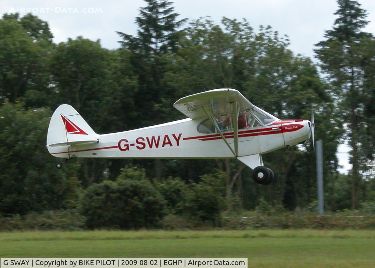 G-SWAY, 1957 Piper PA-18-95 Super Cub C/N 18-6039, OFF FOR ANOTHER CIRCUIT