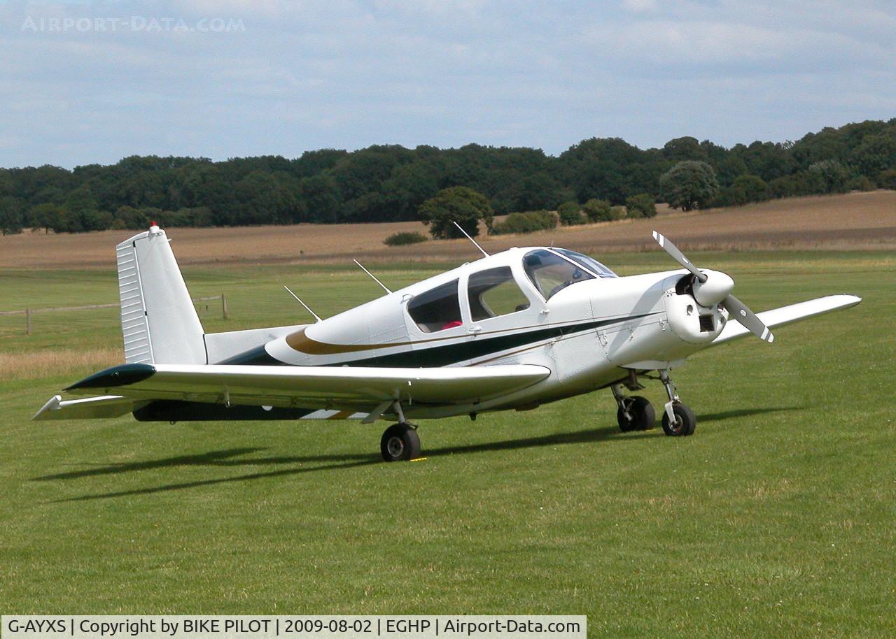 G-AYXS, 1968 SIAI-Marchetti S-205-18R C/N 4-165, INTERESTING VISITOR