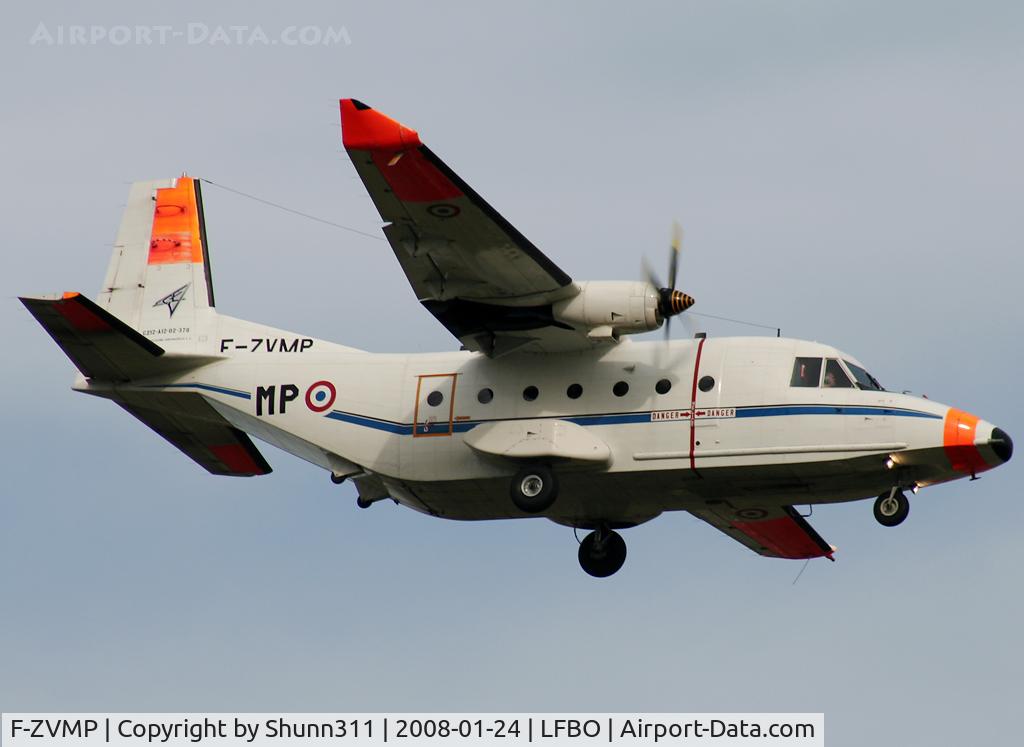 F-ZVMP, 1988 CASA C-212-300 Aviocar C/N 378, Landing rwy 14R