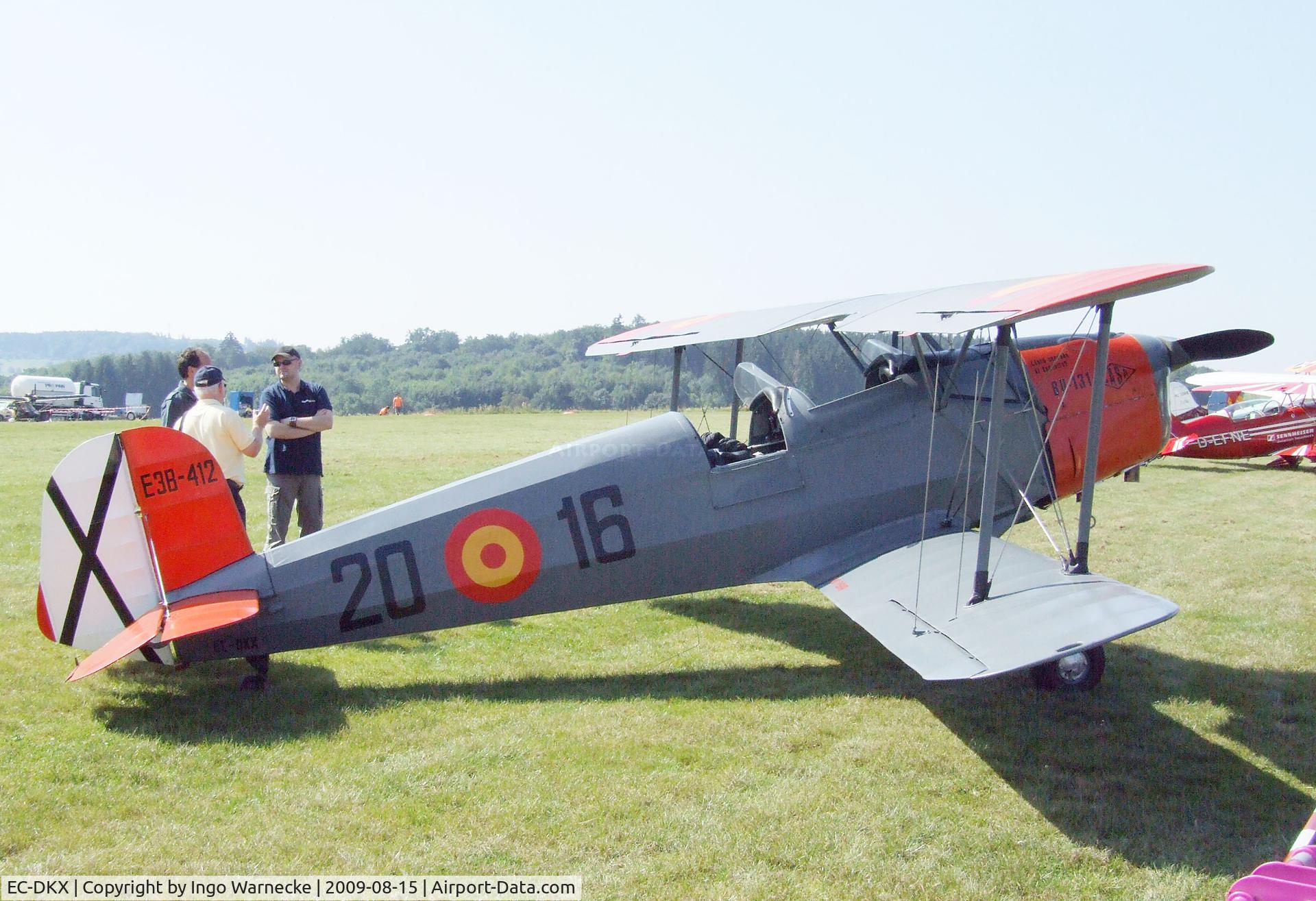 EC-DKX, 1953 CASA 1-131E Jungmann 2000 C/N 2016, CASA 1.131E (license built Bücker Bü 131 Jungmann) at the Montabaur airshow 2009