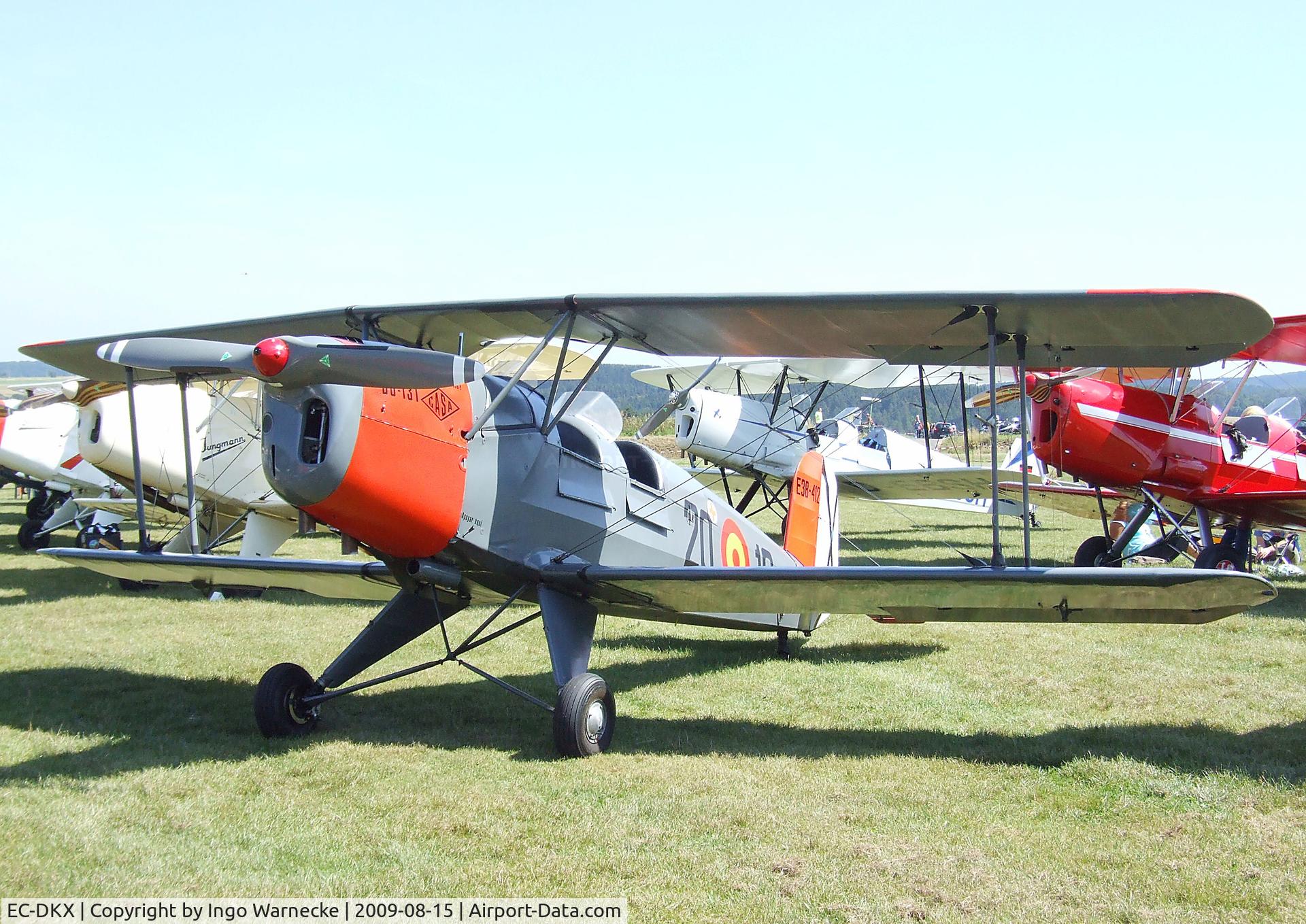 EC-DKX, 1953 CASA 1-131E Jungmann 2000 C/N 2016, CASA 1.131E (license built Bücker Bü 131 Jungmann) at the Montabaur airshow 2009
