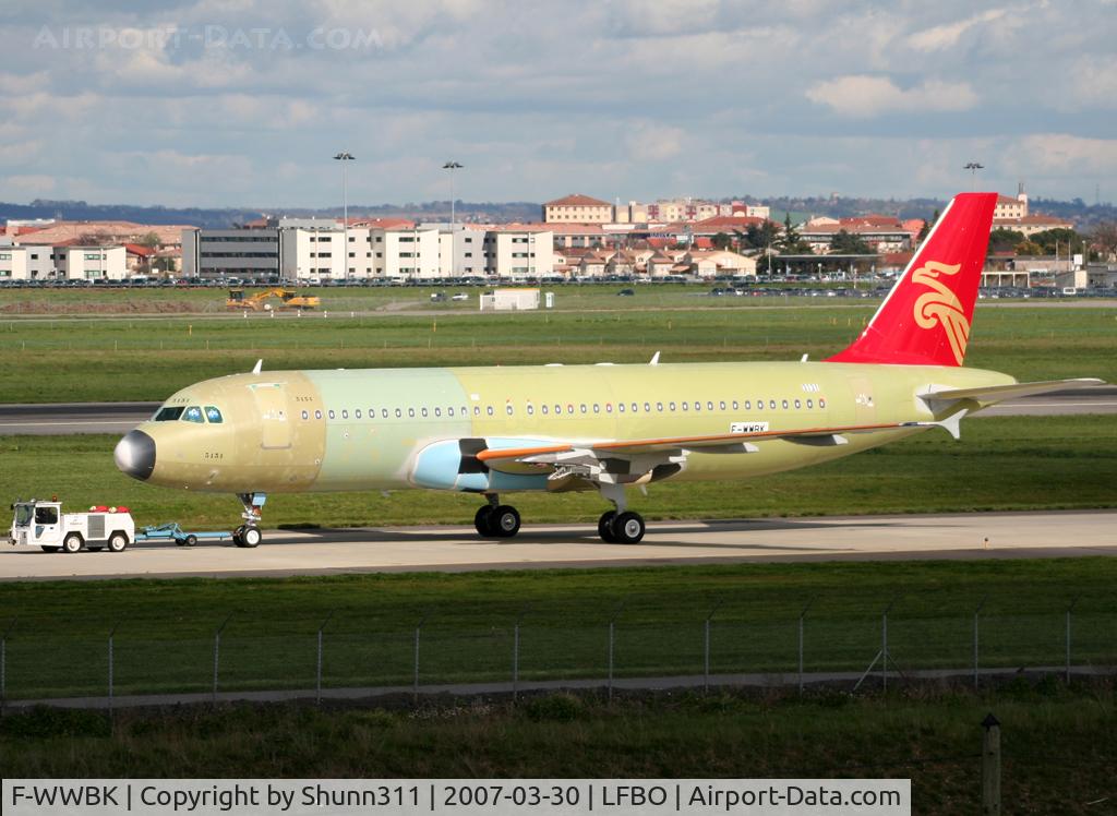 F-WWBK, 2007 Airbus A320-214 C/N 3131, C/n 3131 - For Shenzhen Airlines