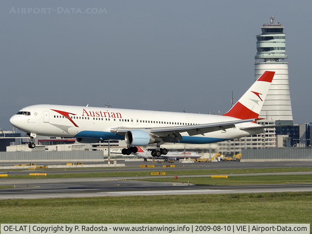 OE-LAT, 1991 Boeing 767-31A C/N 25273, This 767 was originally delivered to Martin Air and later used by Lauda Air as replacement aircraft for the crashed 
