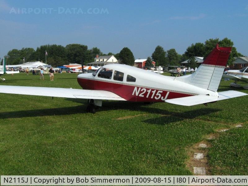 N2115J, 1978 Piper PA-28-161 C/N 28-7916196, At the EAA breakfast fly-in - Noblesville, Indiana