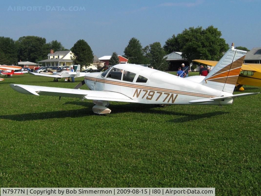 N7977N, 1969 Piper PA-28-180 C/N 28-5402, At the EAA breakfast fly-in - Noblesville, Indiana