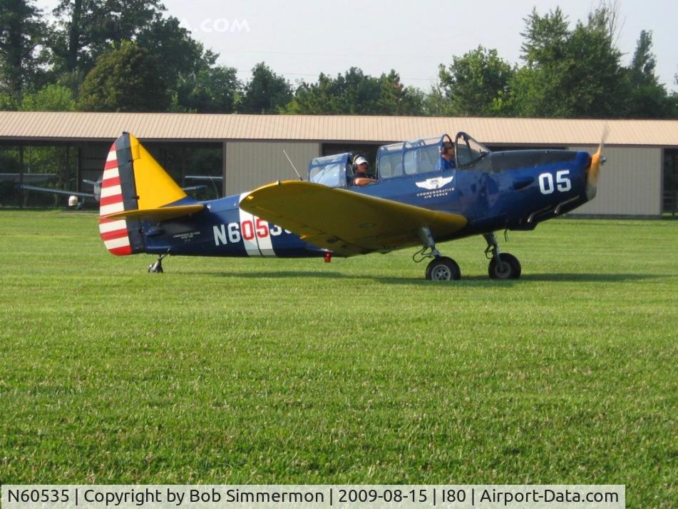 N60535, 1945 Fairchild M-62A-3 Cornell II C/N FX146, Arriving at the EAA breakfast fly-in - Noblesville, Indiana