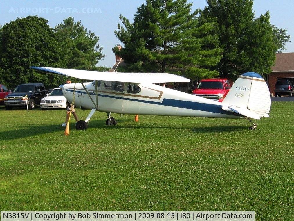 N3815V, 1948 Cessna 170 C/N 18673, At the EAA breakfast fly-in - Noblesville, Indiana