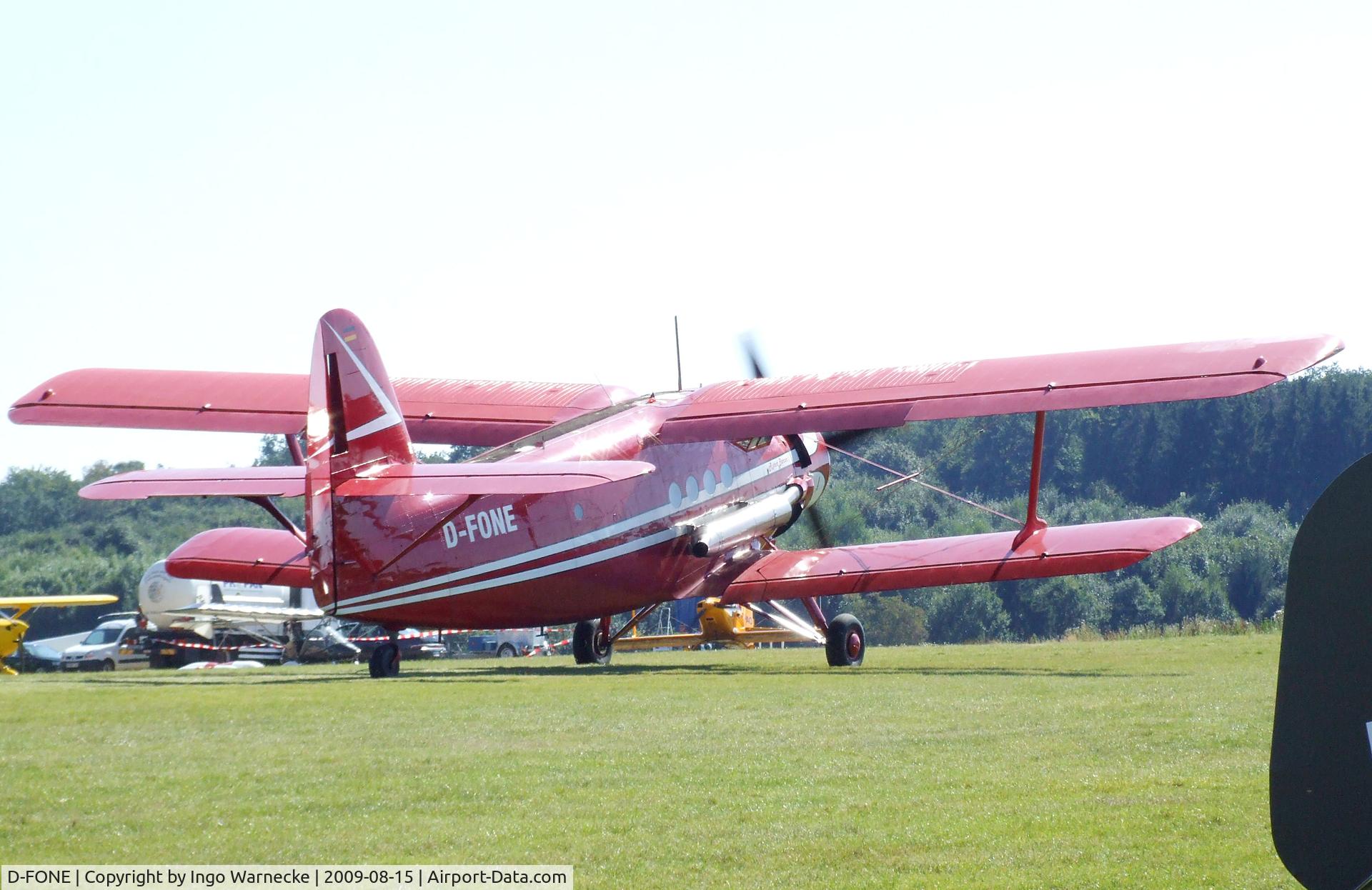 D-FONE, Antonov AN-2T C/N 17812, Antonov An-2T COLT 'Roter Baron II' of Air Albatros at the Montabaur airshow 2009