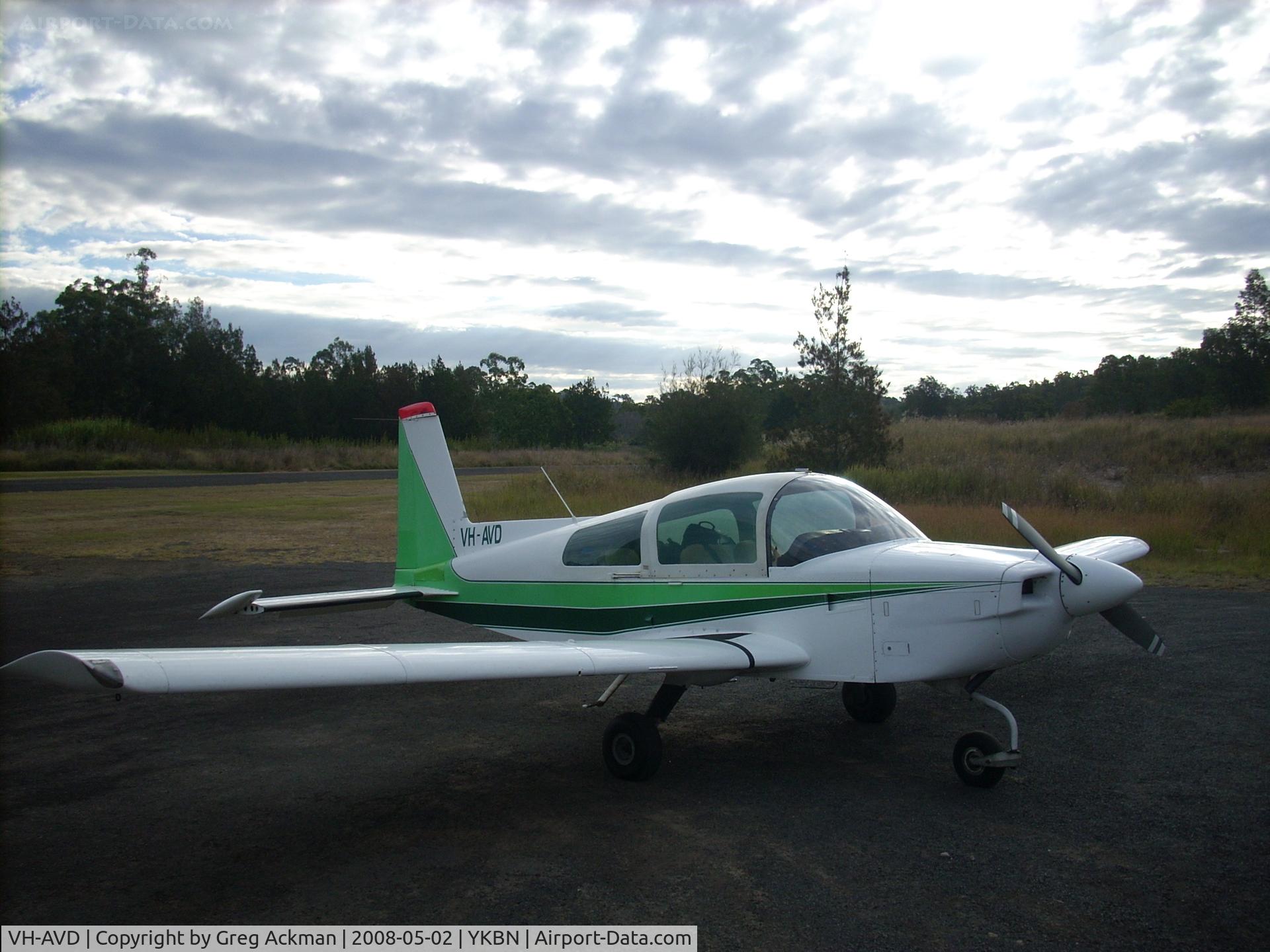 VH-AVD, 1979 American Aviation AA-5B Traveler C/N AA5B-1213, Kooralbyn Valley