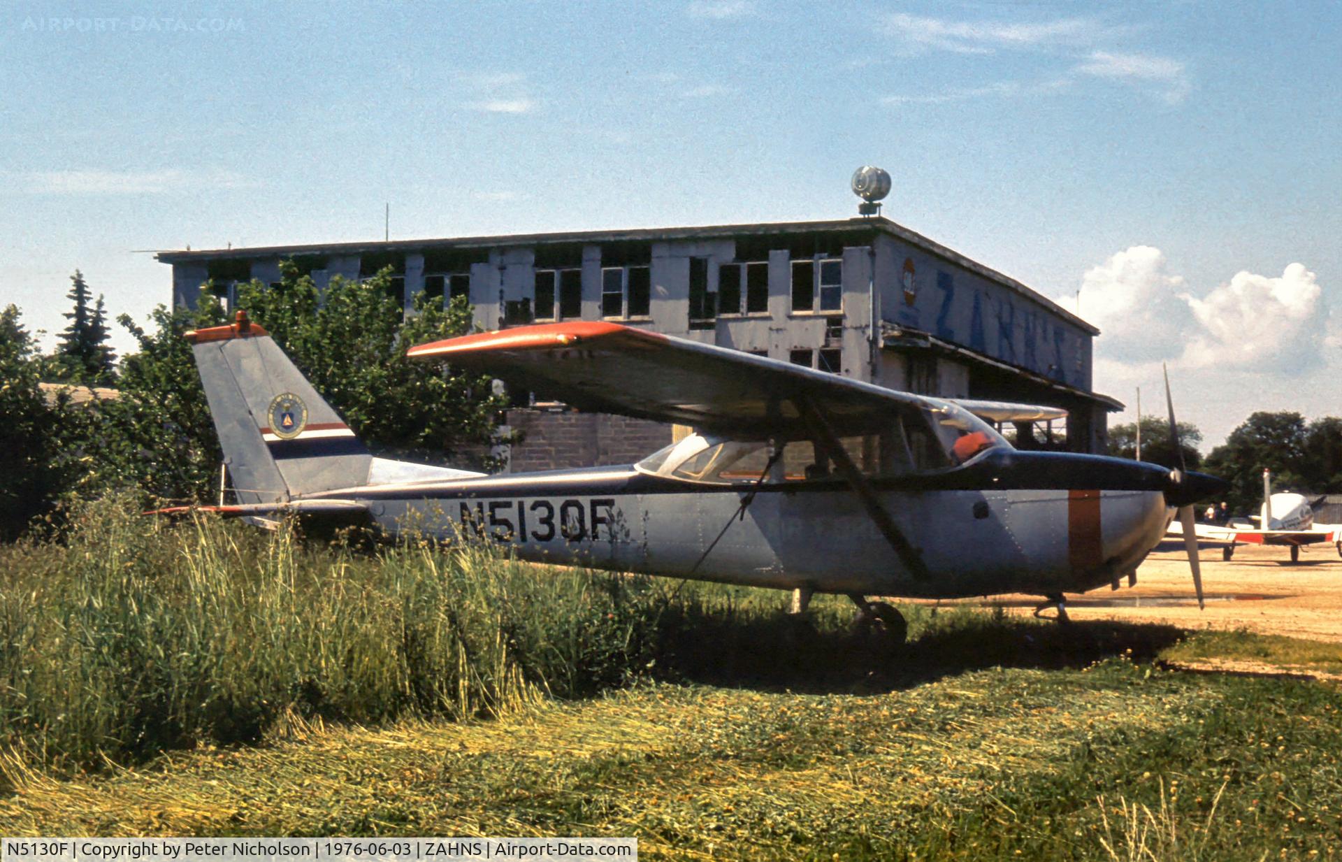 N5130F, 1965 Cessna 172F C/N 17252881, The Civil Air Patrol used this T-41A Mescalero 65-5130 based at Zahns Airport, Amityville, Long Island in the Summer of 1976. The airport closed in 1980.