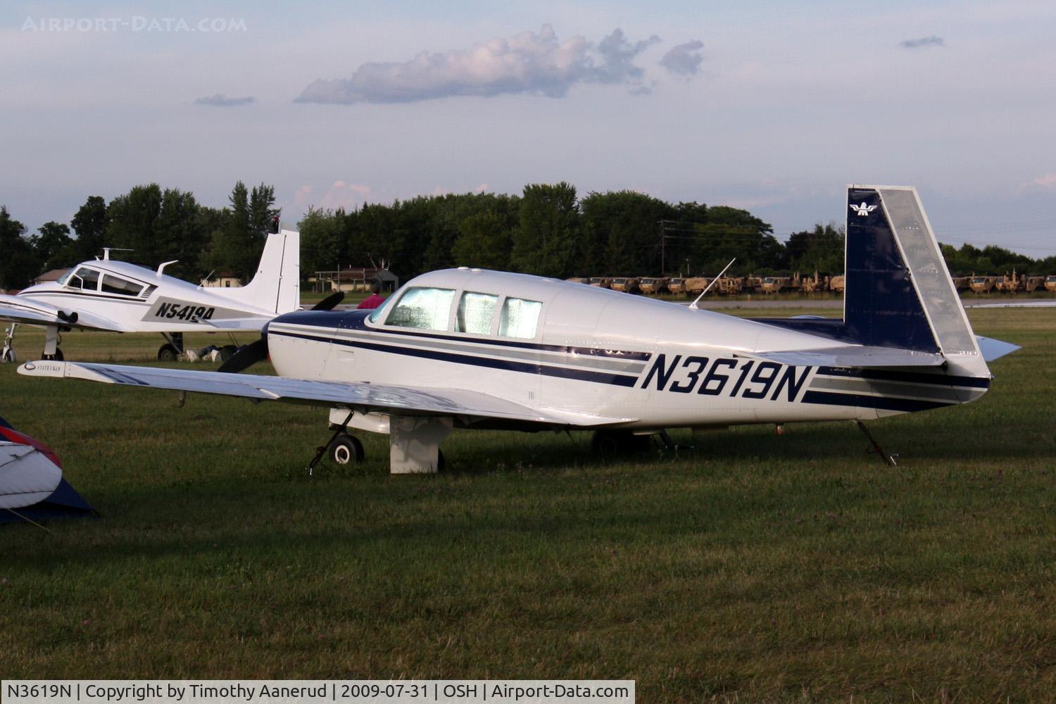 N3619N, 1967 Mooney M-20G Statesman C/N 680015, 1967 Mooney M-20G, c/n: 680015