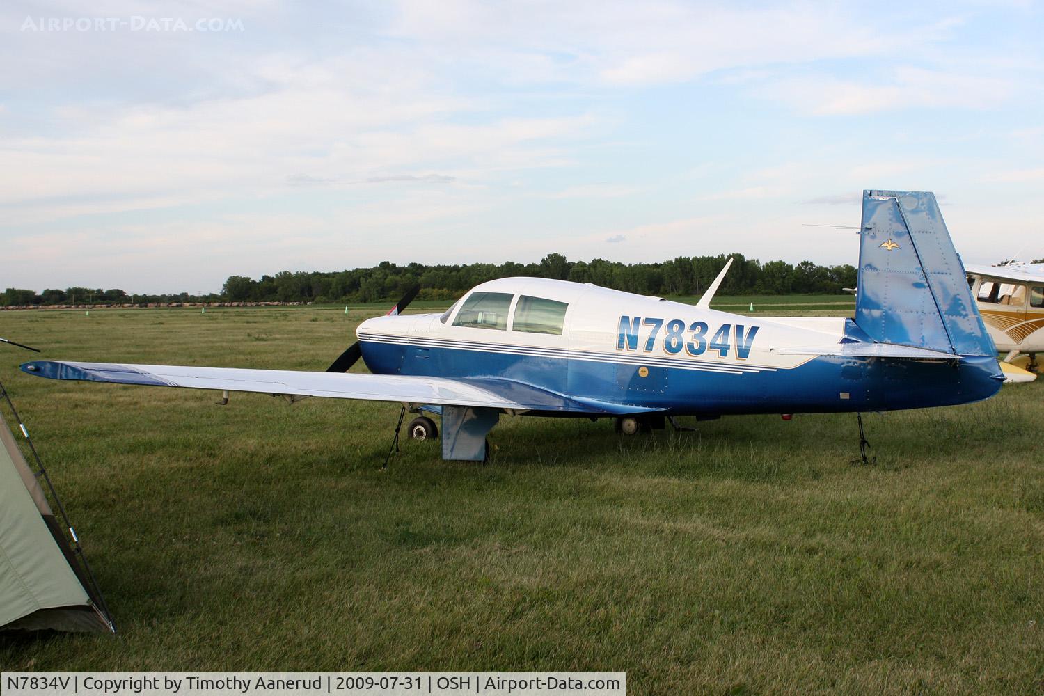 N7834V, 1964 Mooney M20C Ranger C/N 2870, 1964 Mooney M20C, c/n: 2870