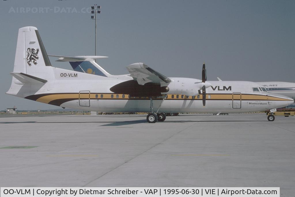 OO-VLM, 1988 Fokker 50 C/N 20135, VLM Fokker 50