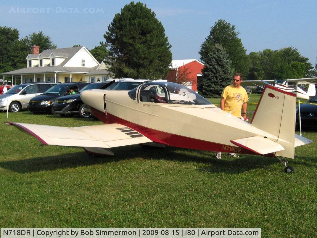 N718DR, 2007 Thorp T-18 Tiger C/N 3039, At the EAA breakfast fly-in - Noblesville, Indiana