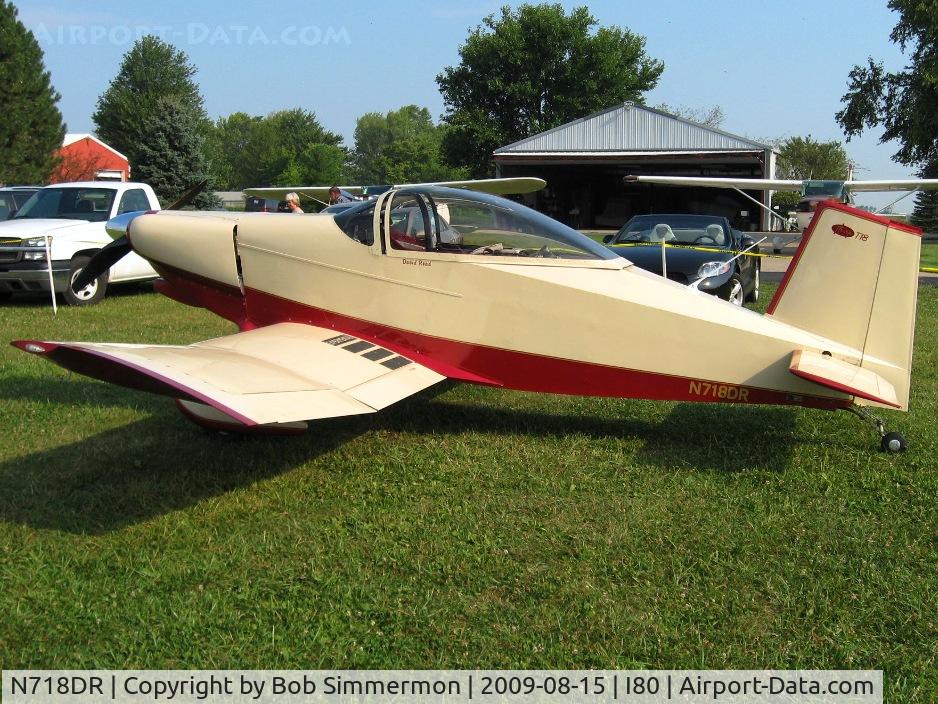 N718DR, 2007 Thorp T-18 Tiger C/N 3039, At the EAA breakfast fly-in - Noblesville, Indiana