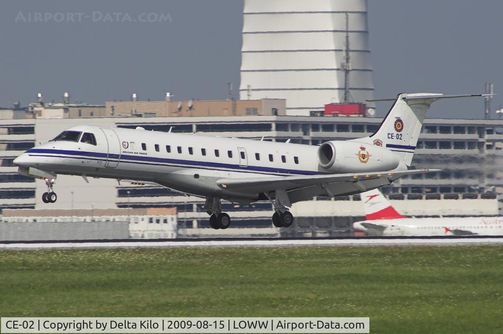 CE-02, 2001 Embraer ERJ-135LR (EMB-135LR) C/N 145480, Belgian Air Force