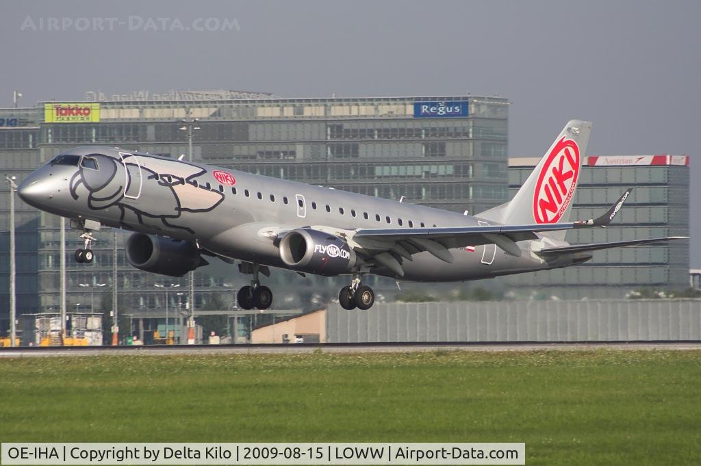 OE-IHA, 2009 Embraer 190LR (ERJ-190-100LR) C/N 19000285, NIKI