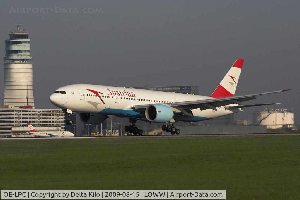 OE-LPC, 2002 Boeing 777-2Z9/ER C/N 29313, AUSTRIAN AIRLINES