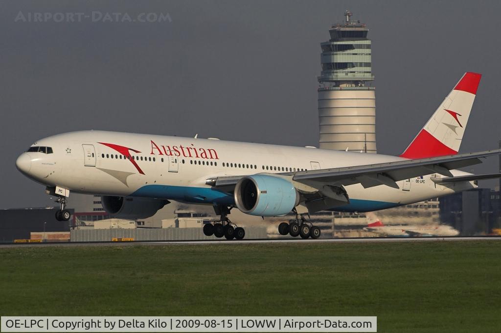 OE-LPC, 2002 Boeing 777-2Z9/ER C/N 29313, AUSTRIAN AIRLINES