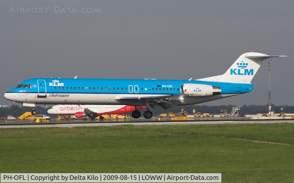 PH-OFL, 1993 Fokker 100 (F-28-0100) C/N 11444, KLM