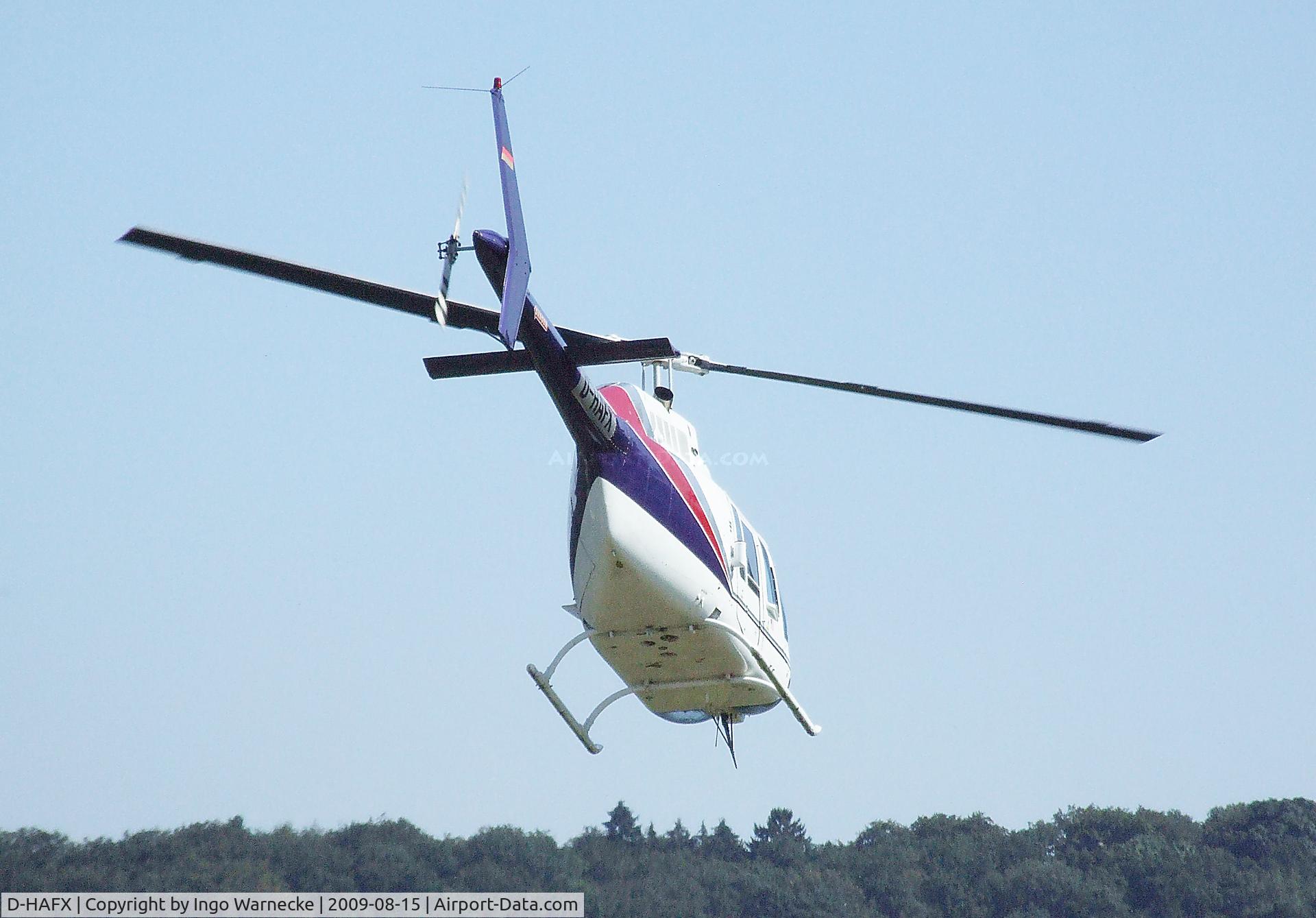 D-HAFX, Bell 206B JetRanger III C/N 3419, Bell 206B JetRanger of Agrarflug Helilift at the Montabaur airshow 2009
