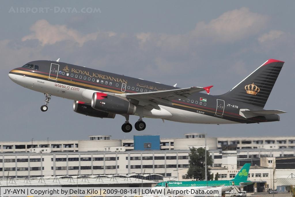 JY-AYN, 2009 Airbus A319-132 C/N 3803, ROYAL JORDANIAN