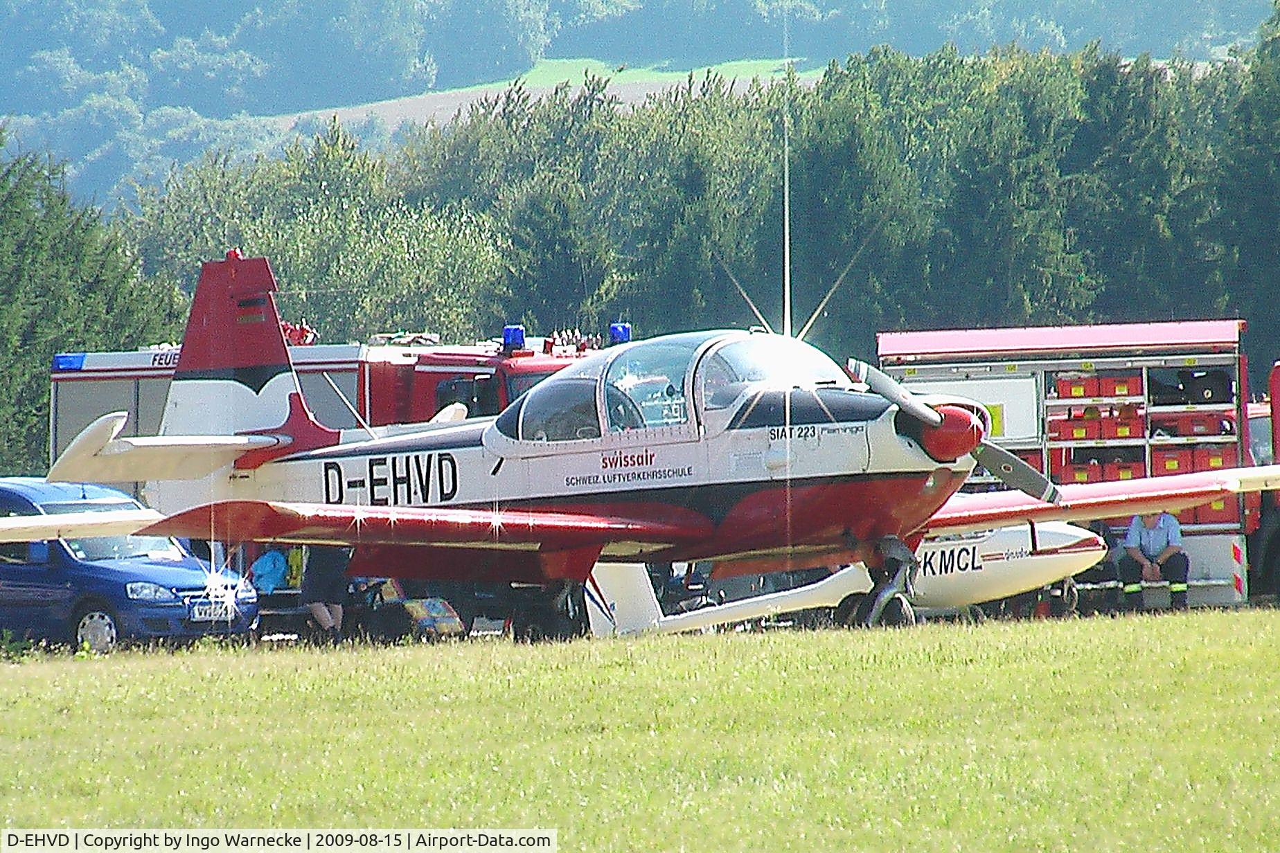 D-EHVD, SIAT 223K-1 Flamingo C/N 020, SIAT 223K-1 Flamingo at the Montabaur airshow 2009