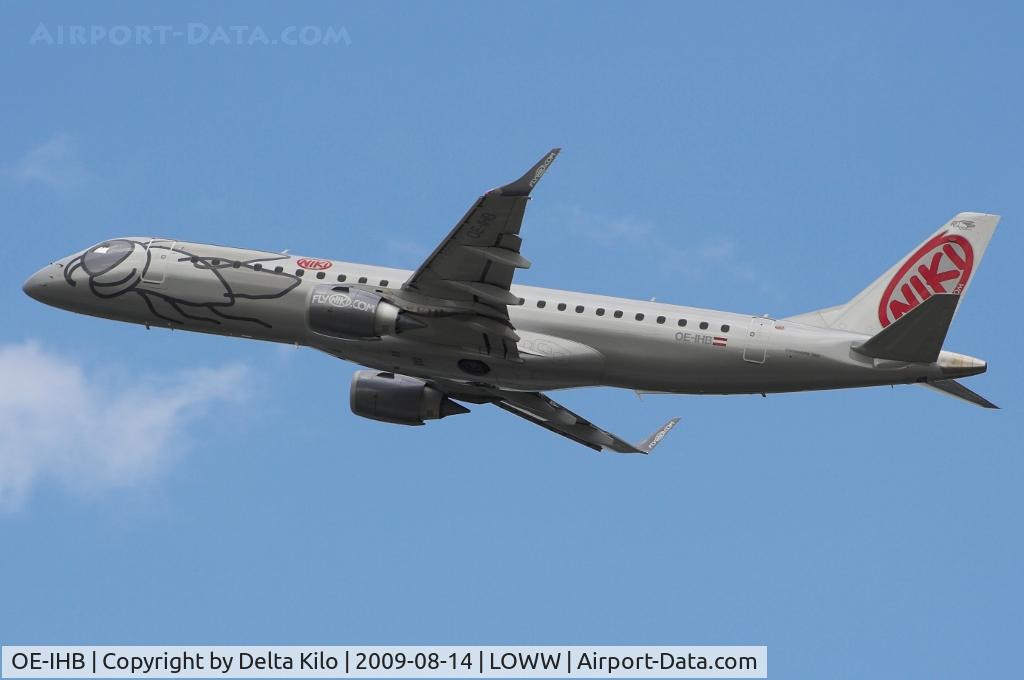 OE-IHB, 2009 Embraer 190LR (ERJ-190-100LR) C/N 19000294, NIKI