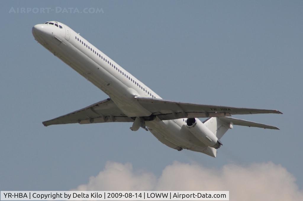 YR-HBA, 1990 McDonnell Douglas MD-83 (DC-9-83) C/N 49937, Medallion Air (MyAir) McDonnell Douglas MD-83  cn49937