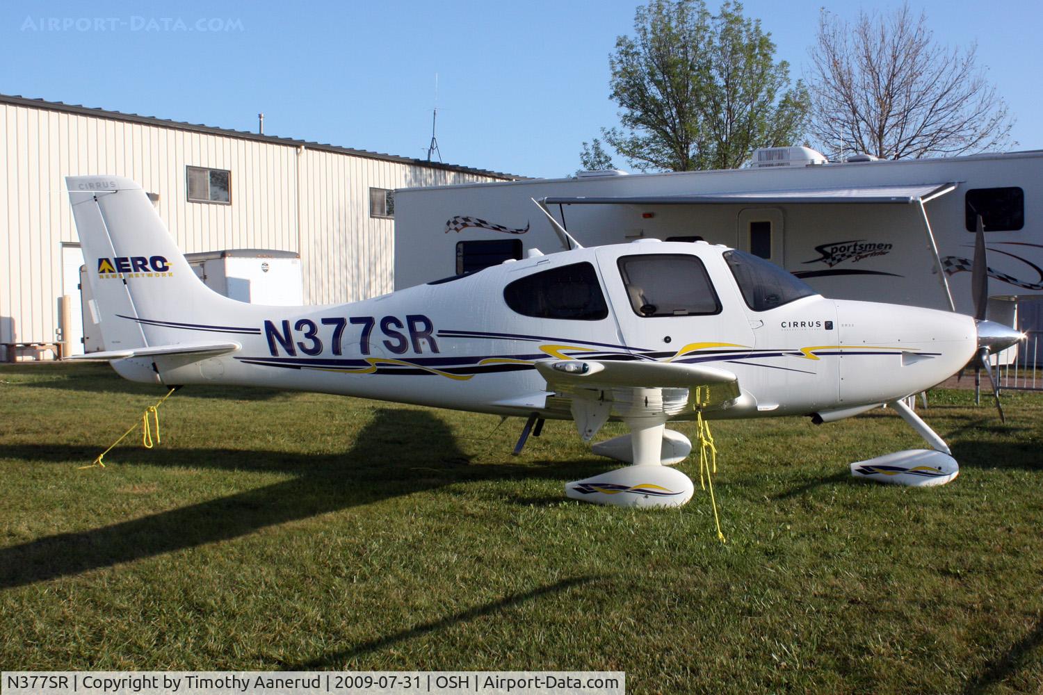 N377SR, 2007 Cirrus SR22 C/N 2504, 2007 Cirrus Design Corp SR22, c/n: 2504
