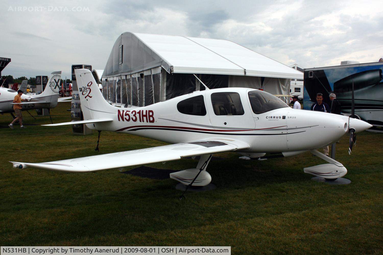 N531HB, 2005 Cirrus SR20 C/N 1579, 2005 Cirrus Design Corp SR20, c/n: 1579