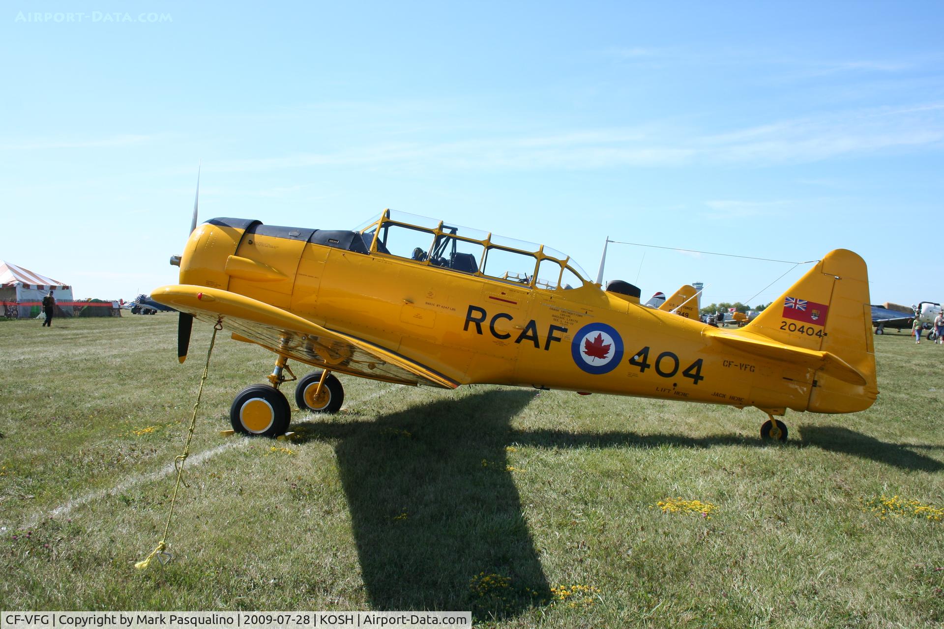 CF-VFG, 1952 Canadian Car & Foundry T-6 Harvard Mk.4 C/N CCF4-195, Harvard 4